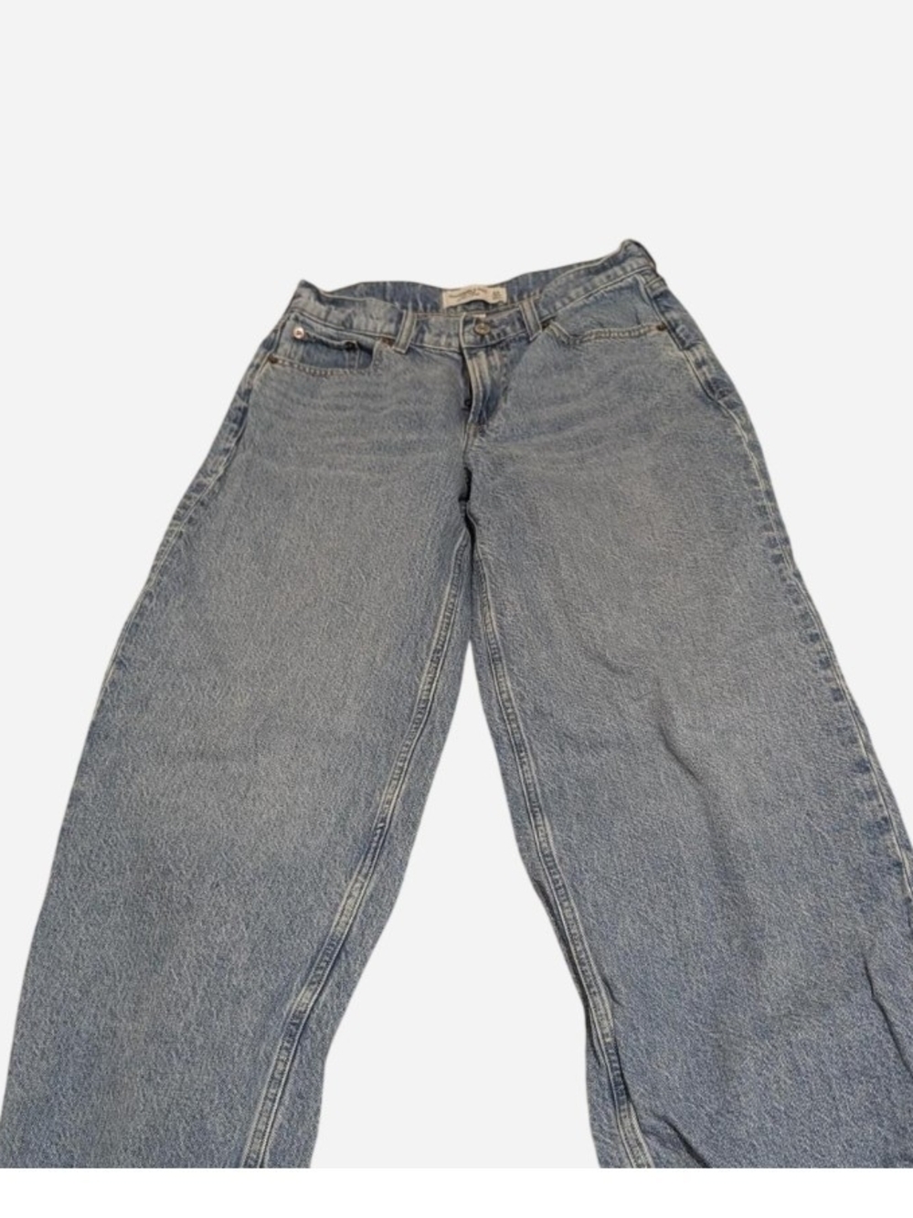 Abercrombie & Fitch Light Blue Relaxed Women's Jeans